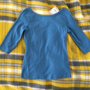 Royal Robins kickback 3/4 sleeve top